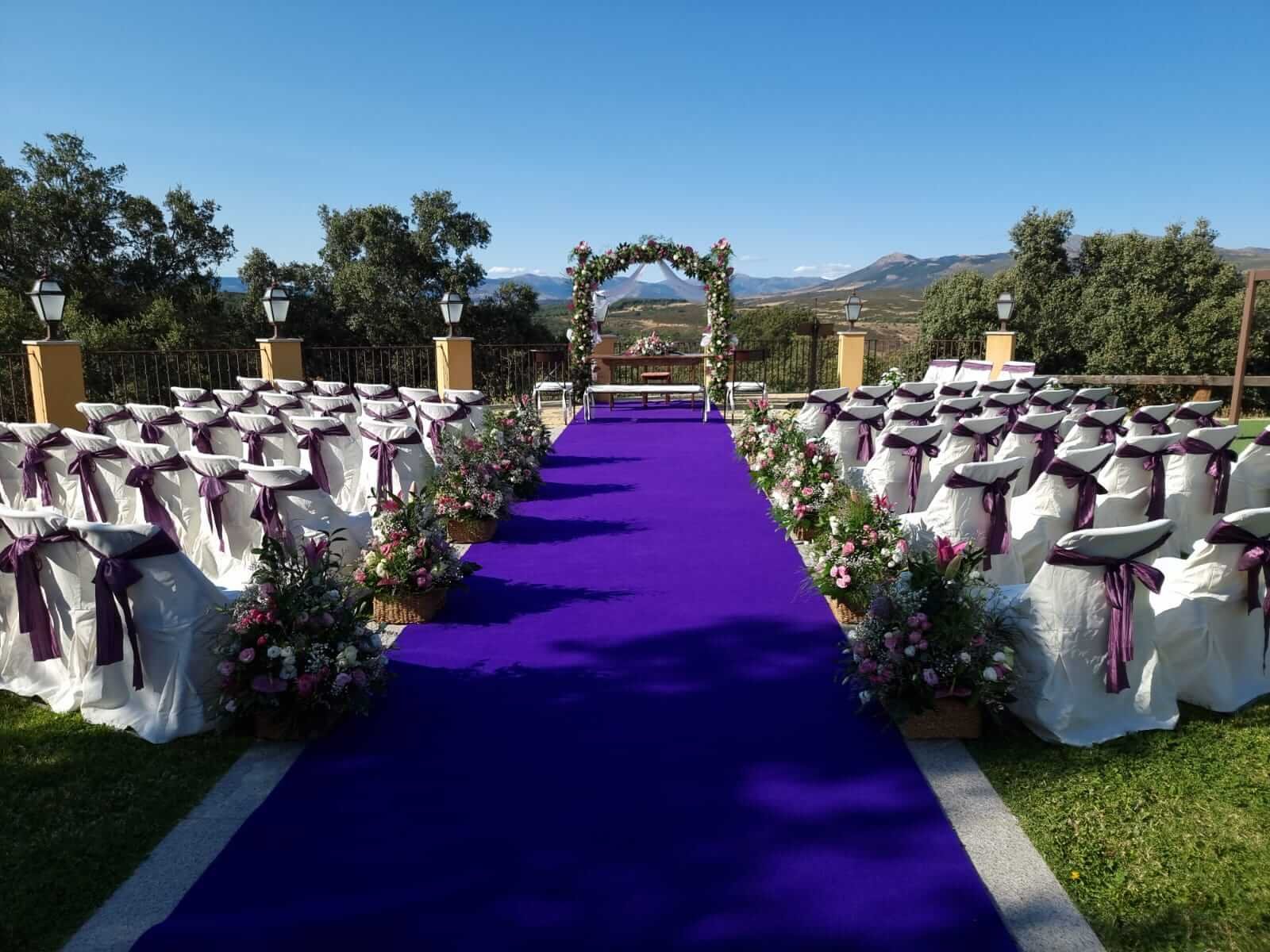 Decoración floral de ceremonia — Peña Sacra